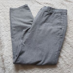 Dockers Slim Tapered Gray Cotton Men's Chinos 34x32 Business Casual Church